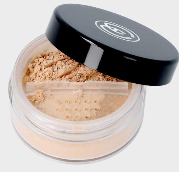 Loose Mineral Foundation SPF 25 – naturlig, byggbar löspuder-foundation från MARIA ÅKERBERG med mineralbaserat solskydd, semimatt finish och hudvårdande ingredienser