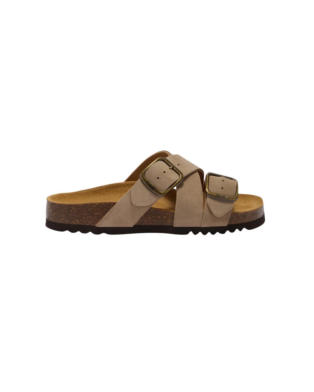 Tvåbands sandal med handsydda pärlor och hälrem samt anatomisk Bioprint fotbädd
