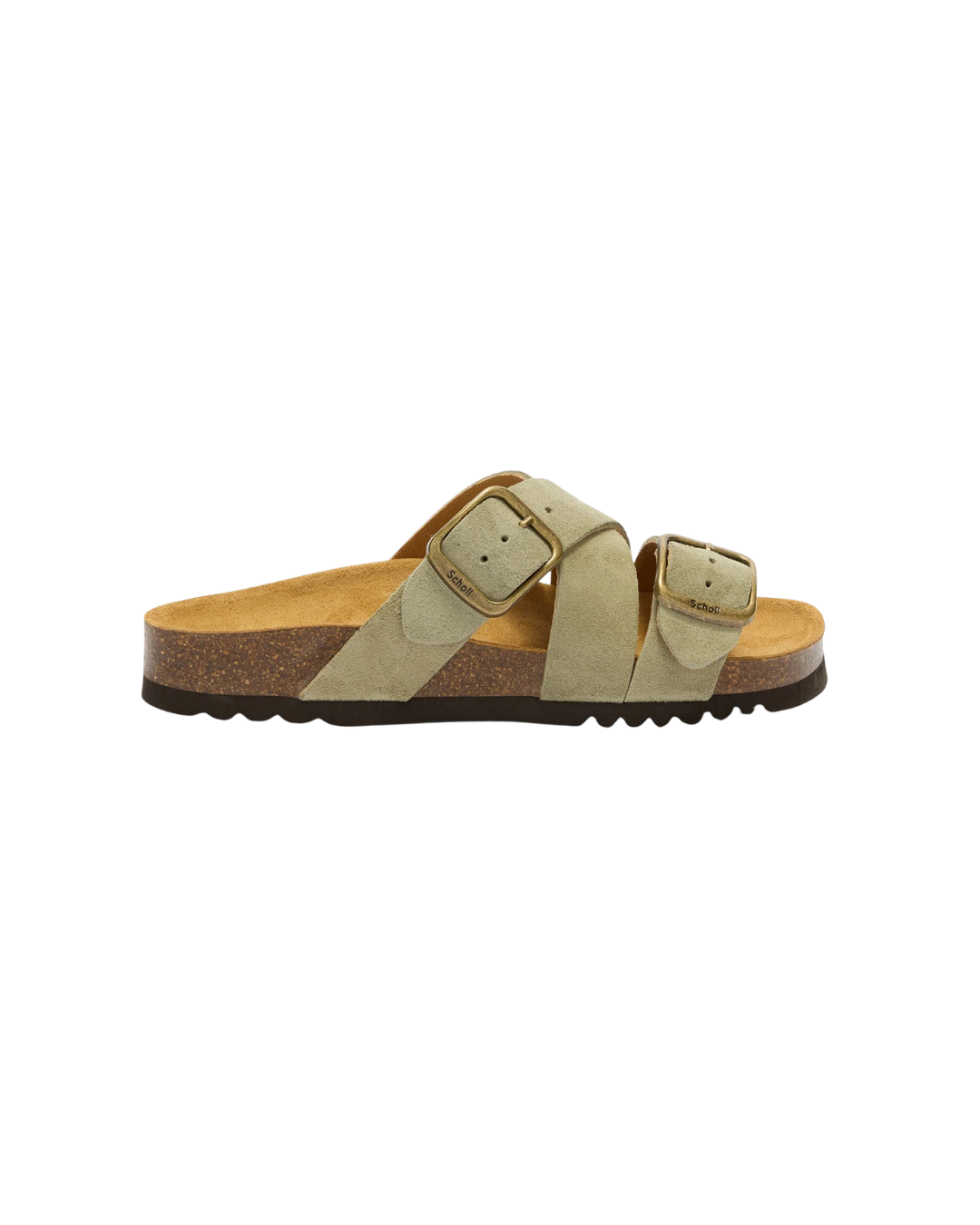 Tvåbands sandal med handsydda pärlor och hälrem samt anatomisk Bioprint fotbädd