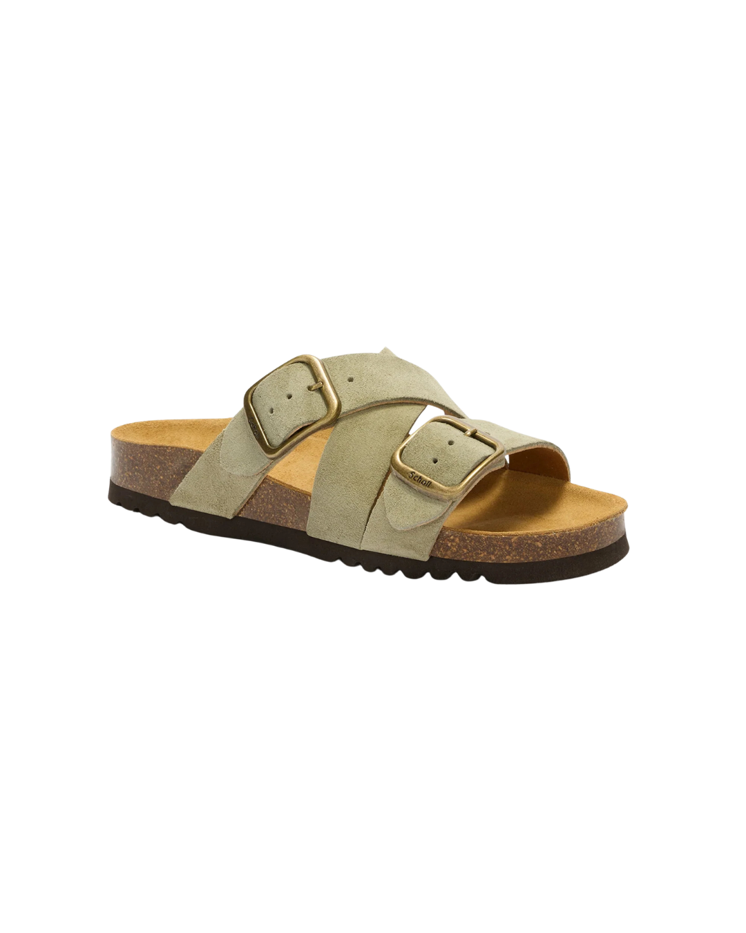 Tvåbands sandal med handsydda pärlor och hälrem samt anatomisk Bioprint fotbädd