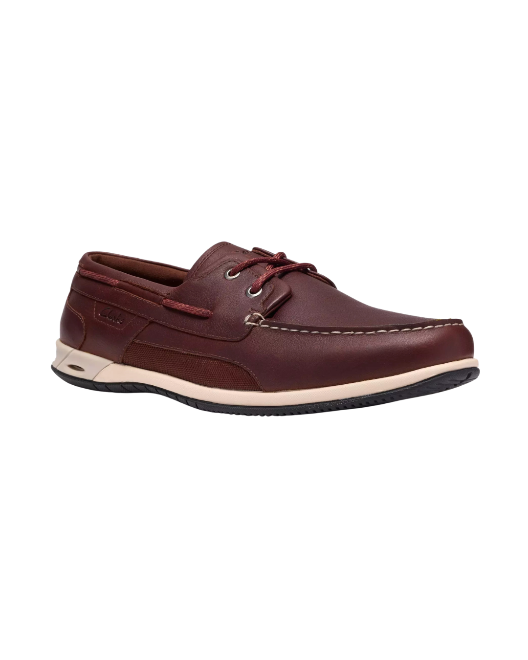 Orson Harbour boat shoe i brunt läder med halksäker sula för segling och marina miljöer.